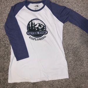 North Face tshirt